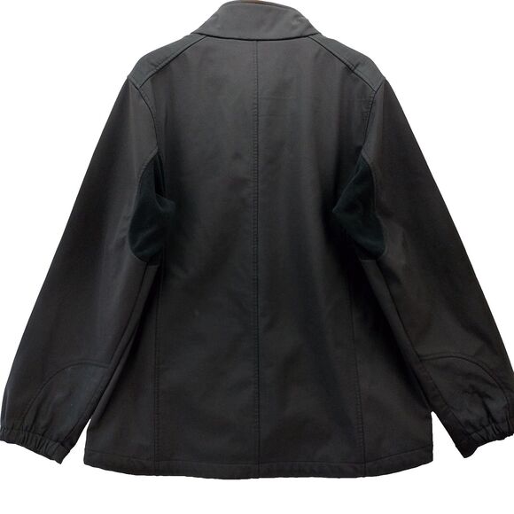 Reebok Jacket Mens 2XL Black Full Zip Playshield Soft Shell Performance Stretch - Picture 11 of 15